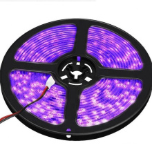 12V 2835 UV purple strip germicidal lamp, wavelength 365-375nm